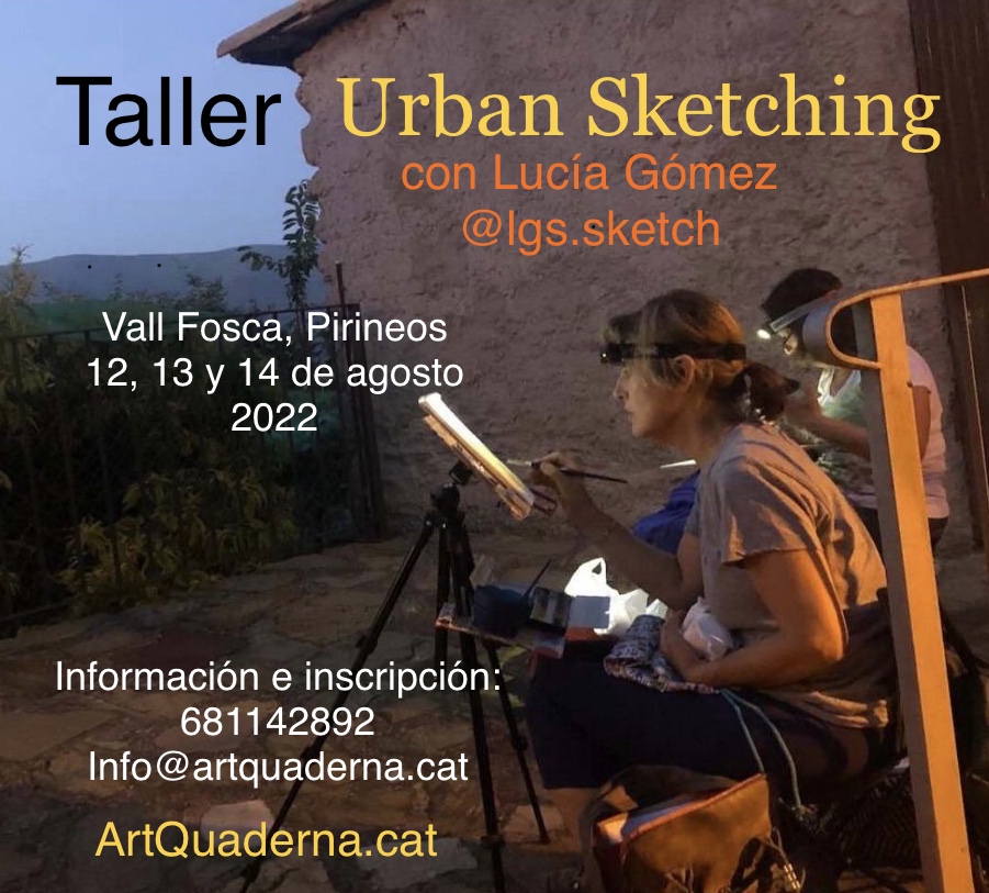 Taller de Urban Sketching a la Vall Fosca