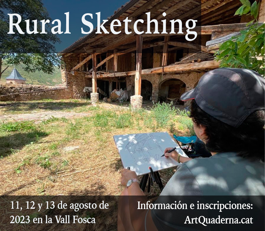 Rural sketching La Vall Fosca 2023
